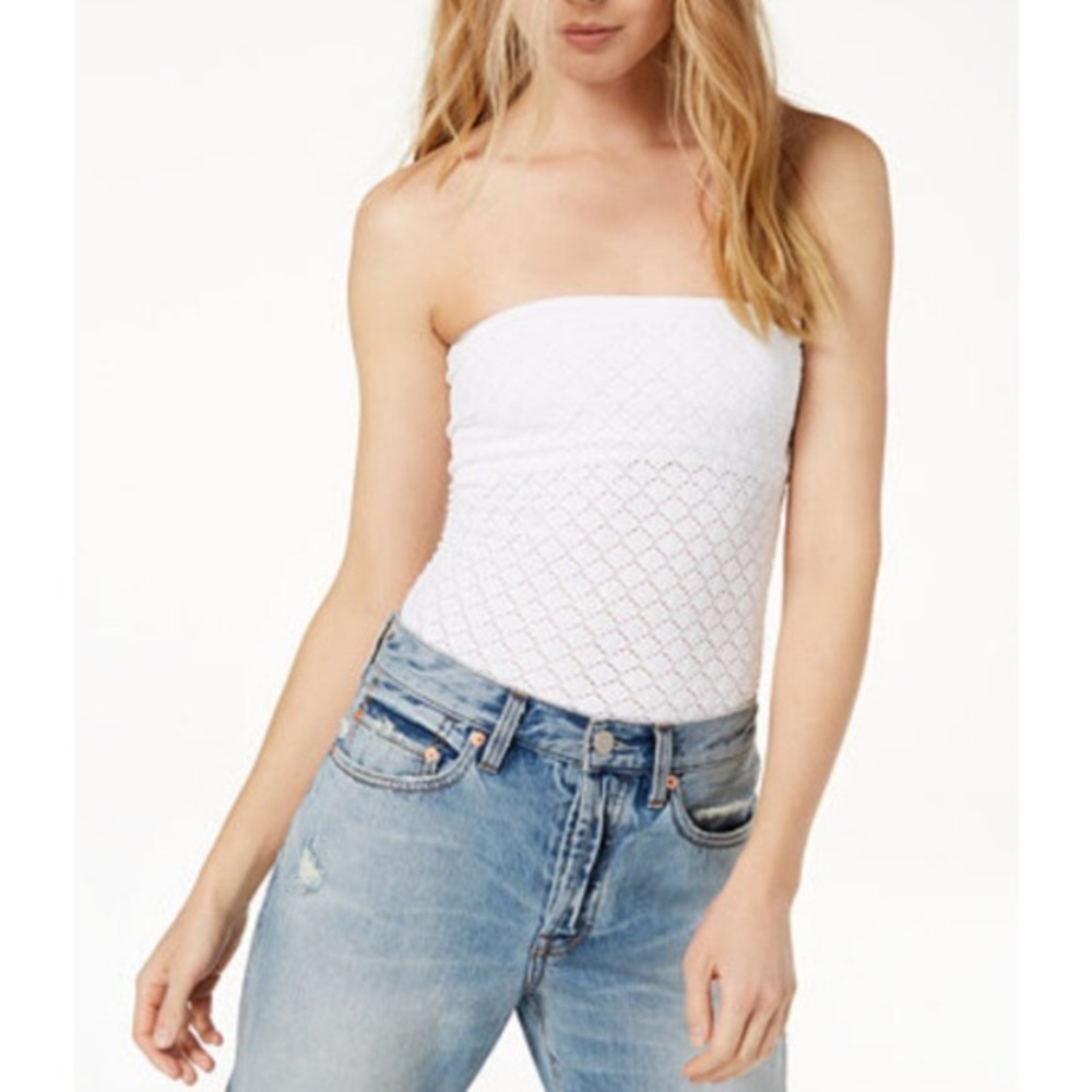 Free People Honey Textured Tube Top